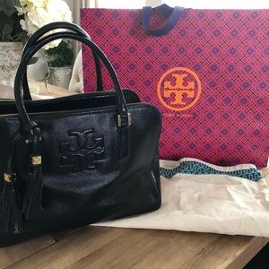 Tory Burch Thea Patent Leather Satchel